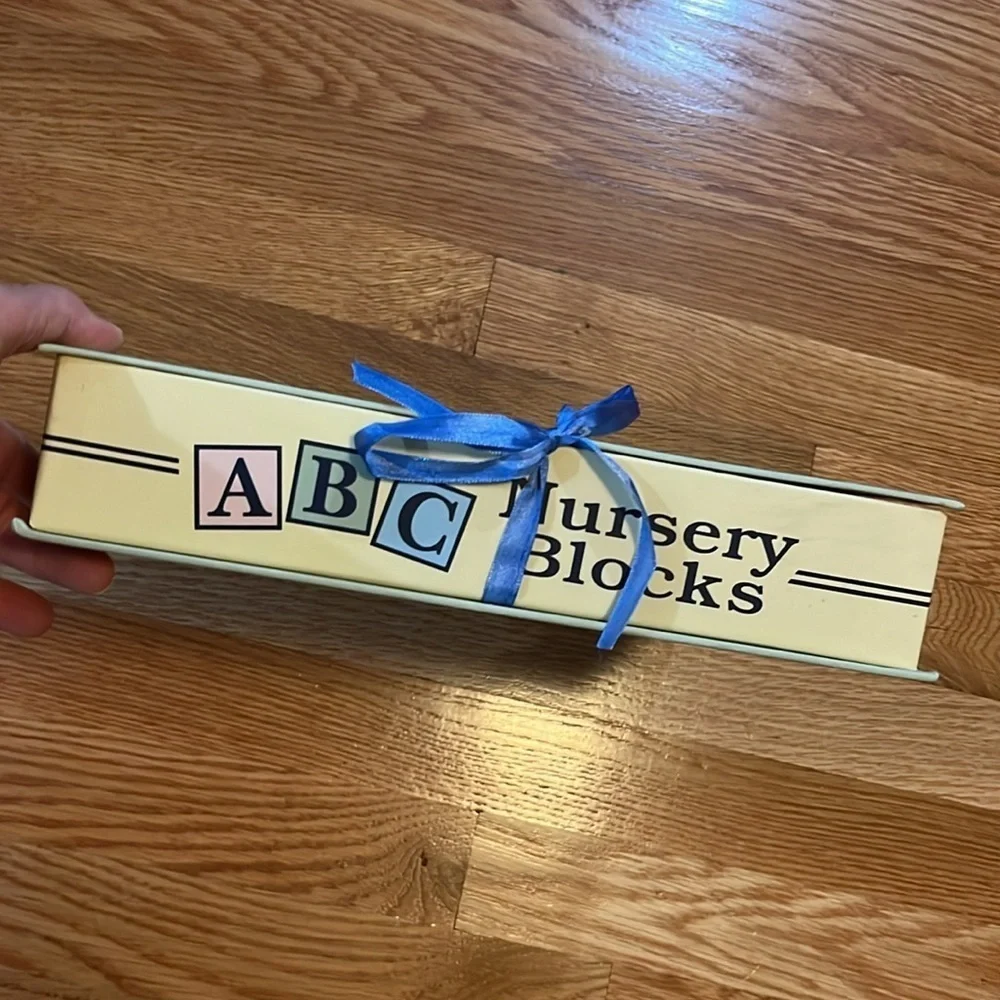 T.J. Whitney’s ABC Wooden Nursery Blocks NIB